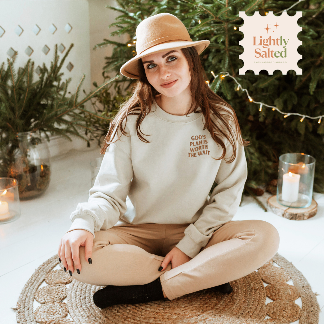 "Worth the Wait" | Embroidered Sweater
