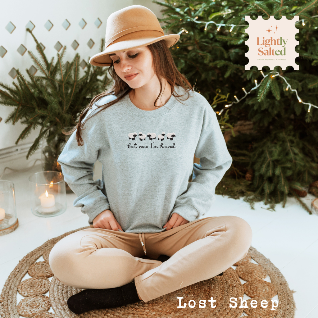 "Lost Sheep" | Embroidered Sweater
